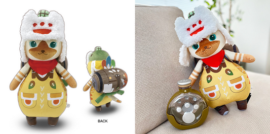 Monster Hunter Wilds Palico Plush – Capcom Limited Prize Edition